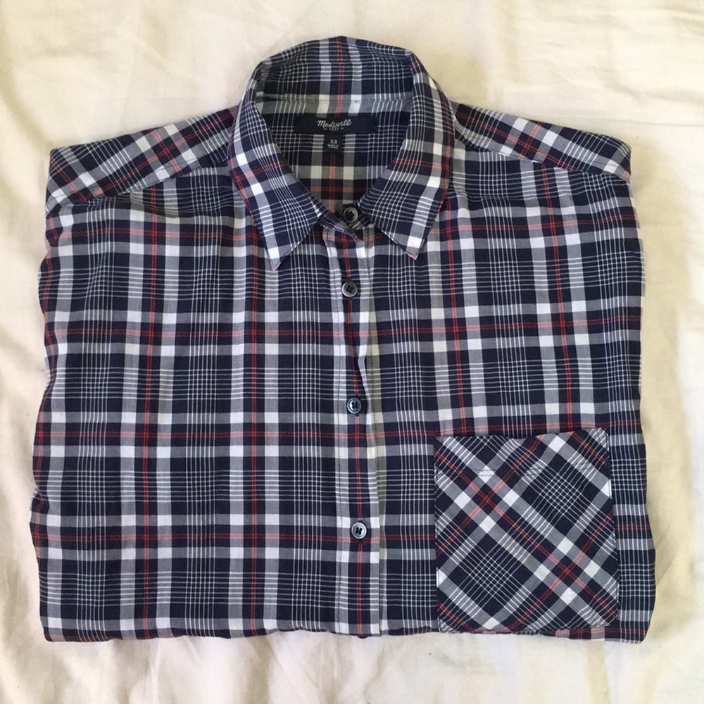 Madewell courier shirt dekalb plaid